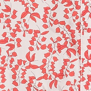 dark orange floral vines