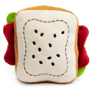 Buckle-Down Dog Toy Squeaker Plush - SCOOBY DOO Sandwich - 1 of 4