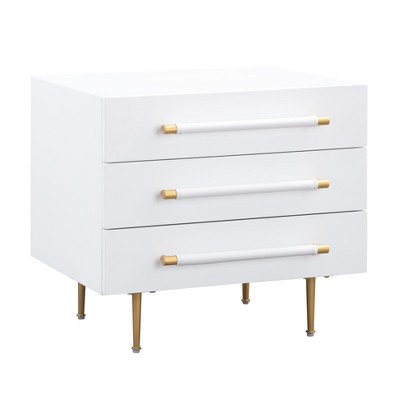 Trident 3-Drawer Nightstand