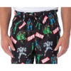 Marvel Men's Vintage Villains Thanos Red Skull Hela Ultron Pajama Pants Black - 2 of 4