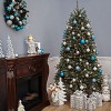 6.5' Prelit Hinged Dunhill Blue Fir Artificial Christmas Tree Clear Lights - National Tree Company - 4 of 4