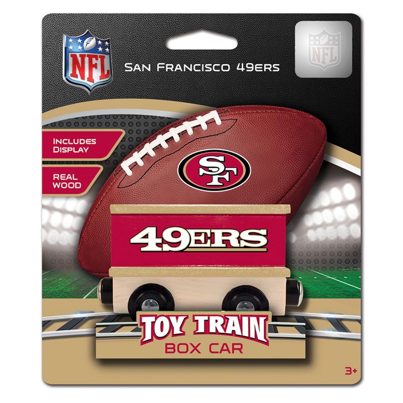 MasterPieces Wood Train Box Car - NFL San Francisco 49ers, 3 of 6