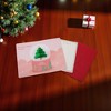 Unique Bargains Christmas Greeting Card Paper 6.3"x4.1" 1 Set - 2 of 4