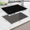 Induction Cooktop, 30 Inch 4 Burner Drop In Electric Stovetop - 240V 7800W with Sensor Touch Control, Child Safety Lock Black - 4 of 4