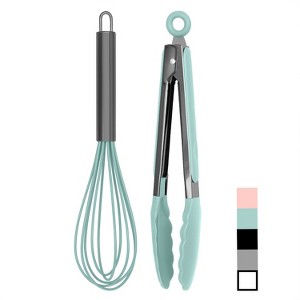 COUNTRY KITCHEN WHISK AND TONG SET - 1 of 4