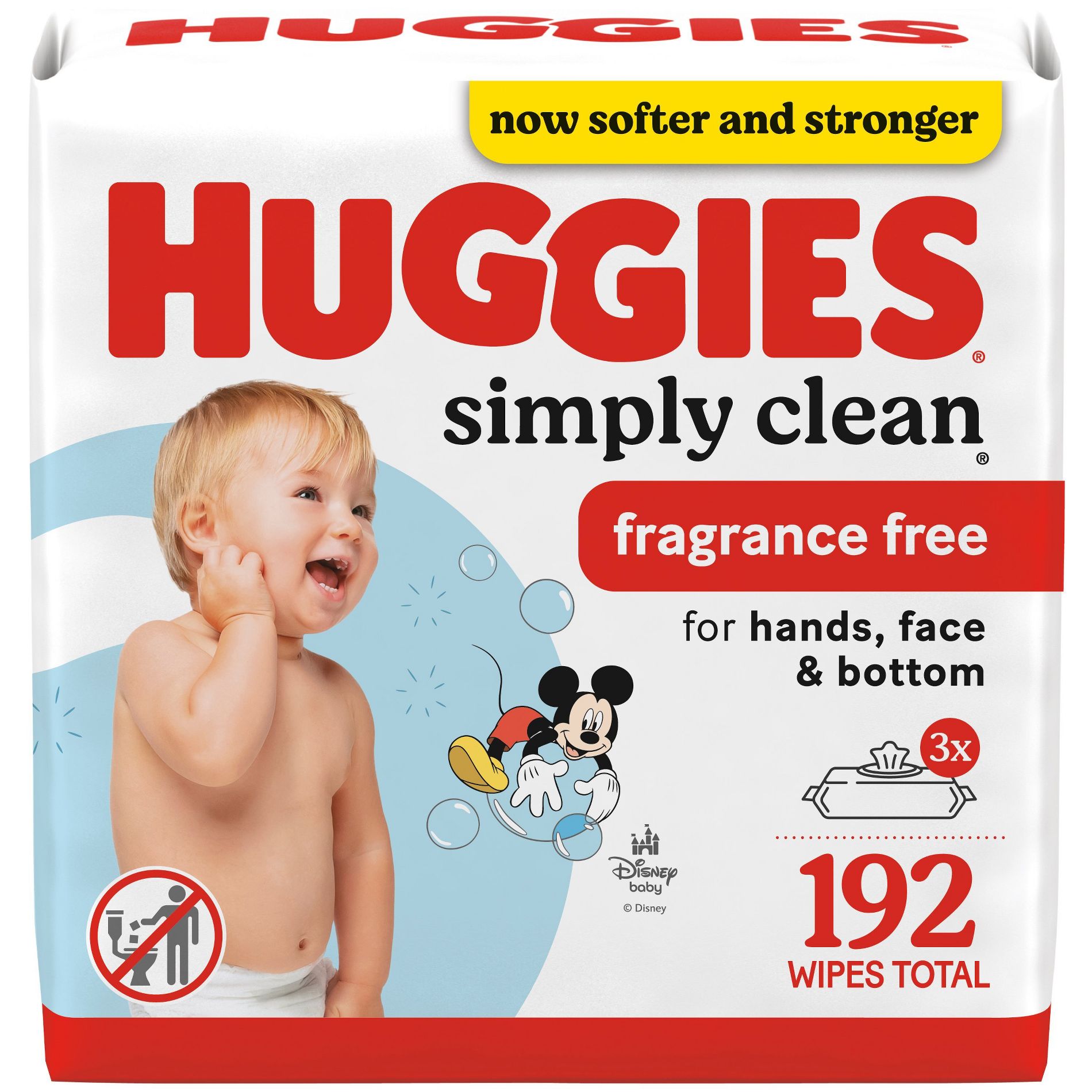 Huggies Simply Clean Baby Wipes - Unscented