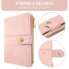 Generic Passport Holder Women with RFID Blocking, Passport Wallet with Zipper Pocket - 3 of 4