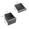 NicBex 3 Drawer Mobile File Cabinet with Lock,Metal Filing Cabinets for Home Office Organizer Letters/Legal/A4,Black - 4 of 4