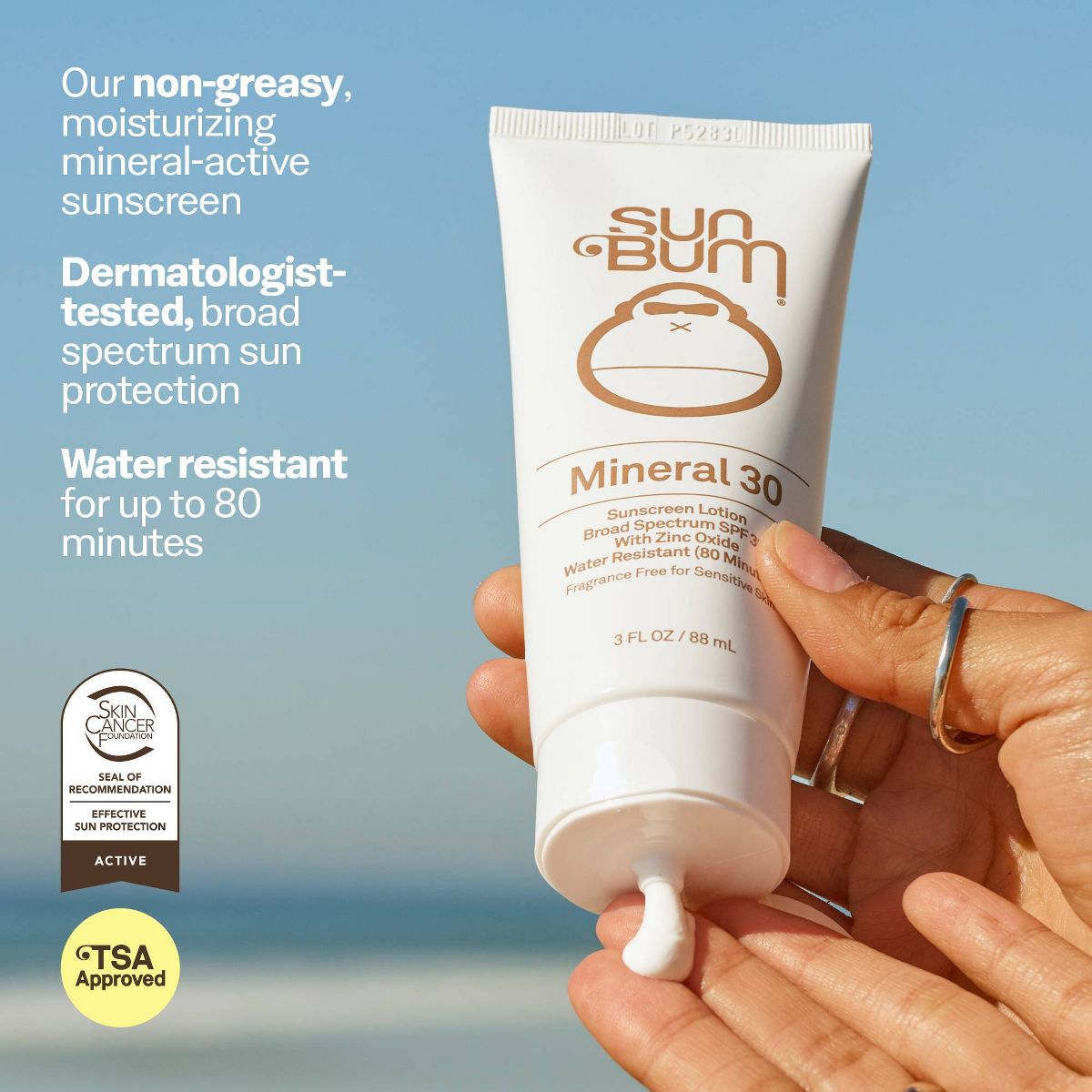 Sun Bum Mineral Sunscreen Lotion - SPF 30 - 3 fl oz - thumbnail 2