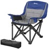 Outsunny Camping Chair for Adults, Portable Folding Camping Chair w/ Side Pockets, Cup Holders, Carry Bag for Backyard, Fishing & Sports - 4 of 4