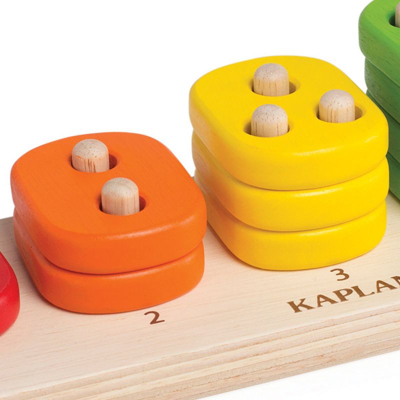 Kaplan Early Learning Toddler Stacking Number Board, 3 of 4