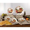 Lorren Home Trends 5 Piece Porcelain Pasta Set Mamma Mia Design - 4 of 4