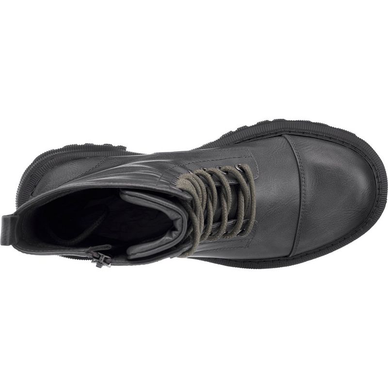 GC Shoes McKay Lace-Up Zipper Accent Combat Boots, 4 of 6