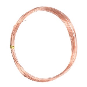 Unique Bargains Soft Pure Copper Jewelry Making Gardening Wire 1 Roll - 1 of 4