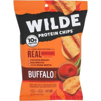 Wilde Brand Buffalo Style Protein Chips - Case of 12 - 4 oz