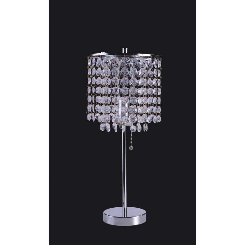 20.25&#34; Deco Glam Table Lamp Silver - Ore International, 2 of 5