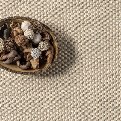 Handmade Natural Wool and Cotton Rectangular Area Rug