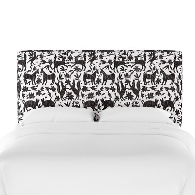 target black headboard