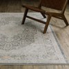 Captiv8e Designs Clara Textural Distressed Traditional Gray/Orange Rug - 3 of 4