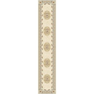 Ancient Garden 57226 Ivory 2.2X7.7 Runner - 1 of 4