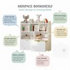 Kids Toy Storage Cabinet, 6-Cube Organizer with Movable Drawers & Open Shelves, Multifunctional Bookcase for Books & Toys, Playroom, Kindergarten - 2 of 3