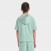 Boys' Knit Short Sleeve Hoodie Sweatshirt - art class™ - 2 of 3