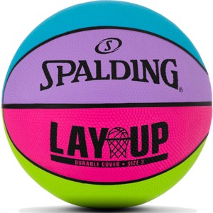 Spalding 22" Lay-Up Mini Rubber Outdoor Basketball - 1 of 2