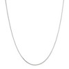 Black Bow Jewelry 0.7mm Sterling Silver Solid Diamond Cut Mirror Box Chain Necklace - 3 of 4
