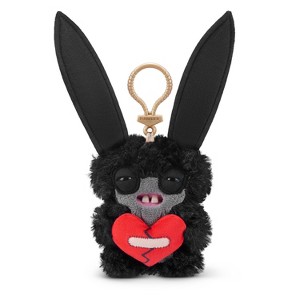 Fuggler 5" Lord Long Ears Key Ring Stuffed Animal - Black: Monster Theme, Polyester Material - 1 of 4