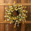 Mixed Daisy Floral Wreath 24"D - 3 of 4