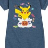 - Pokémon - Gotta Eat Em All Graphic Short Sleeve Fleece Dress - 2 of 4
