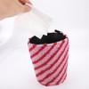 Unique Bargains Car Trash Can With Hook Hanging Front Rear Seat Cotton Trash Bin 1 Pc - 4 of 4