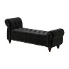 Gulches 64.5" Modern Storage Bed Bench - Nailhead Tufted Velvet Chaise Lounge, High Back Recliner Sofa with Solid Wood Legs, 400LBS - 4 of 4