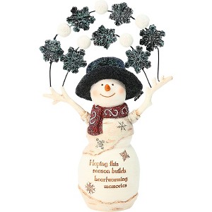 Pavilion Gift Company - Heartwarming Memories - 5.5" Snowman with Snowballs - Decorative Objects - 1 of 4