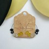 Michelle Marie Boutique's Silver Crystal Hoop Earrings | Black, Yellow, Clear Multicolor Hoops - 2 of 3