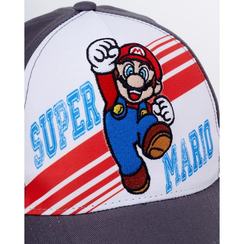 Super Mario Boys Baseball Hat, Kids Baseball Cap for Ages 4-7, 3 of 6