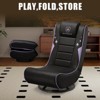 GTPLAYER Gaming Rocker, Swivel Chair, Foldable Game Chair, Breathable Leather - 3 of 4