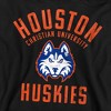 Houston Christian University Official Huskies Logo Unisex Adult Crewneck Sweatshirt, Black - image 2 of 4