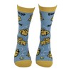 Crazy Dog Women's Dont Stop Retrievin Socks Funny Sarcastic Golden Retriever Graphic Novelty Footwear for Ladies - 3 of 4