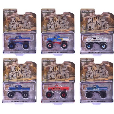 "Kings of Crunch" Series 16 Set of 6 Monster Trucks 1/64 Die cast Model Cars by Greenlight
