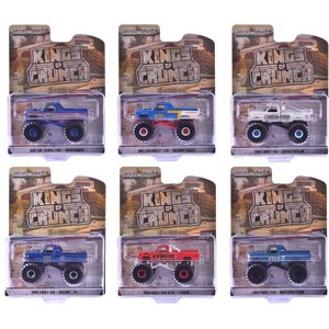 "Kings of Crunch" Series 16 Set of 6 Monster Trucks 1/64 Die cast Model Cars by Greenlight - 1 of 4