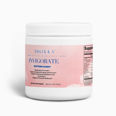 Solikka Invigorate Nootropic Hydr-8 (Cotton Candy)