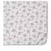 MiniMoi Baby Girls "Abigail" Cotton Swaddle Blanket Lavender One Size - 2 of 4