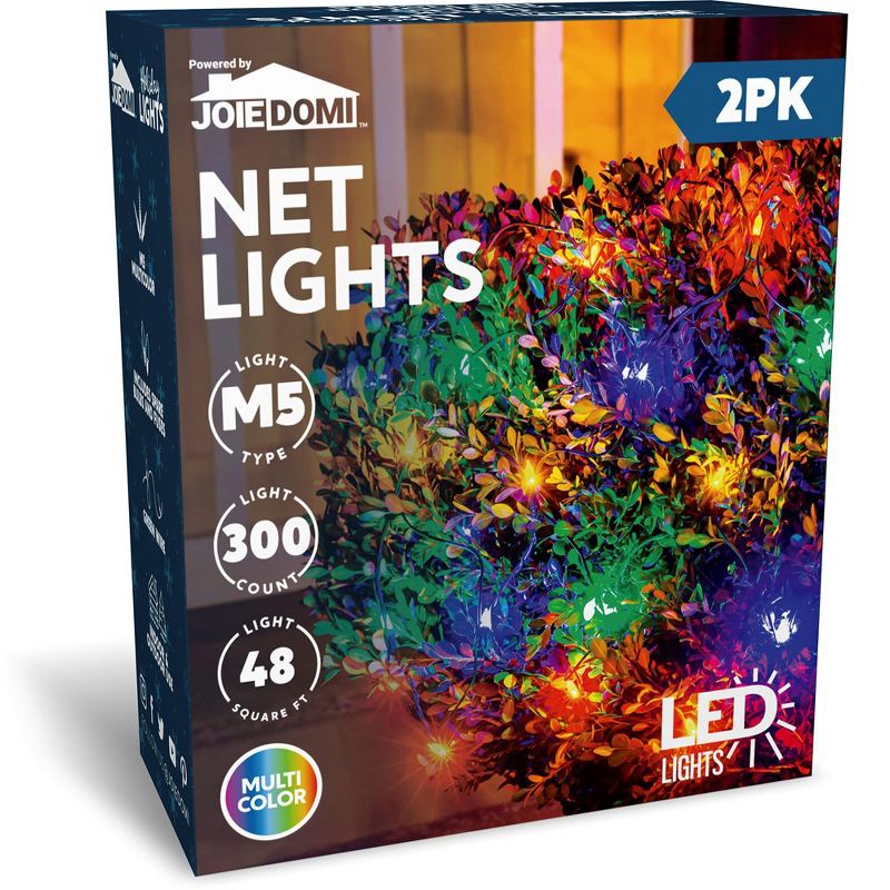 Joiedomi 300LED (2×150) Christmas Net Lights, 1 of 5
