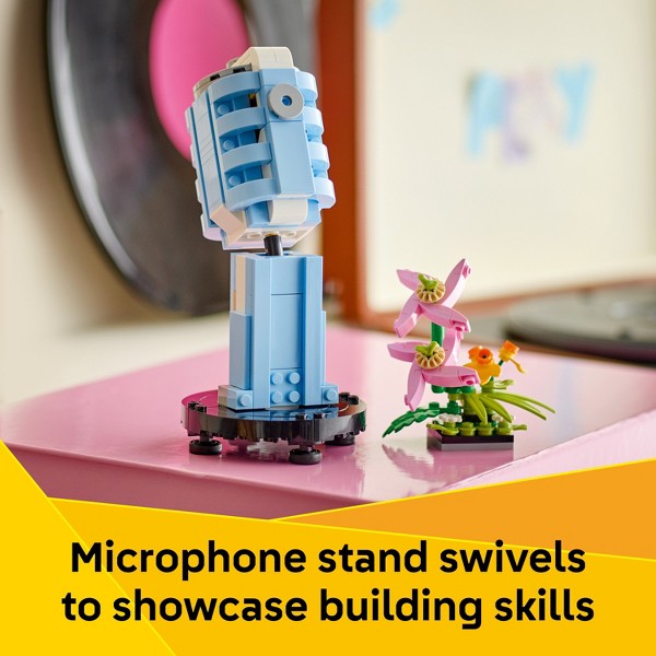 LEGO Creator 3 en 1 Tocadiscos con Flores, 3 Opciones de Construcción, Tocadiscos, Radio o Micrófono 31172 3