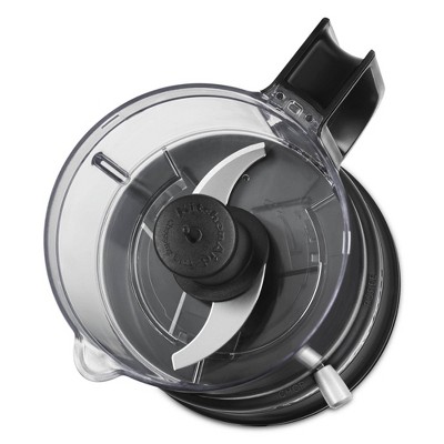 Black Matte 3.5-Cup Food Chopper with Stainless Steel Blade