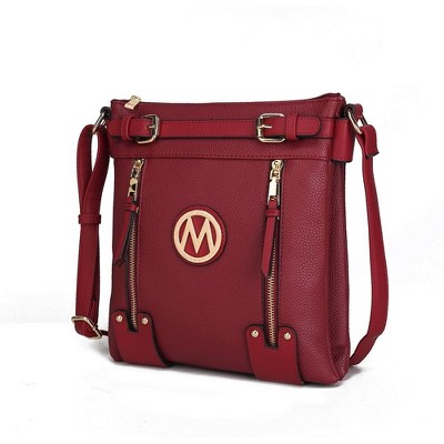 MKF Collection Lilian Vegan Leather Women’s Crossbody Purse Functional by Mia K