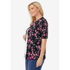 Woman Within Plus Size Perfect Elbow-Length Sleeve Cardigan - 4 of 4