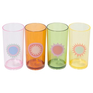 Sunnylife: Poolside Tall Tumbler: Rio Sun - 4pk - 1 of 4