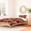 Deny Designs Twin Extra Long Avenie Yuletide Bright Duvet Cover and Pillow Sham Green - 2 of 4